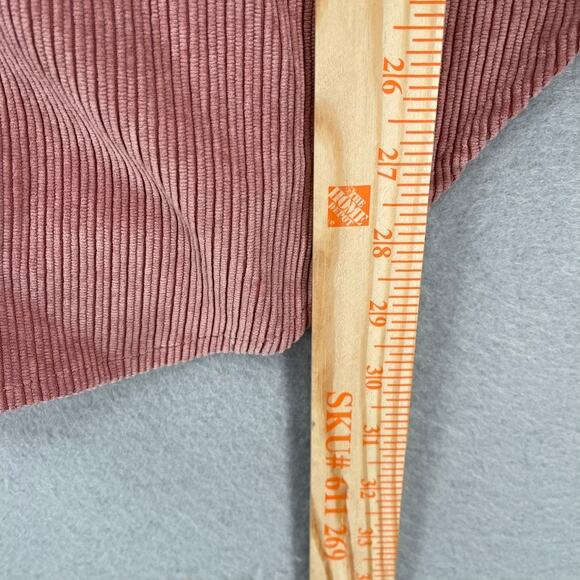 Ci Sono Shacket Womens Large Pink Corduroy Oversized Shirt Jacket Casual Comfy - Picture 4 of 9